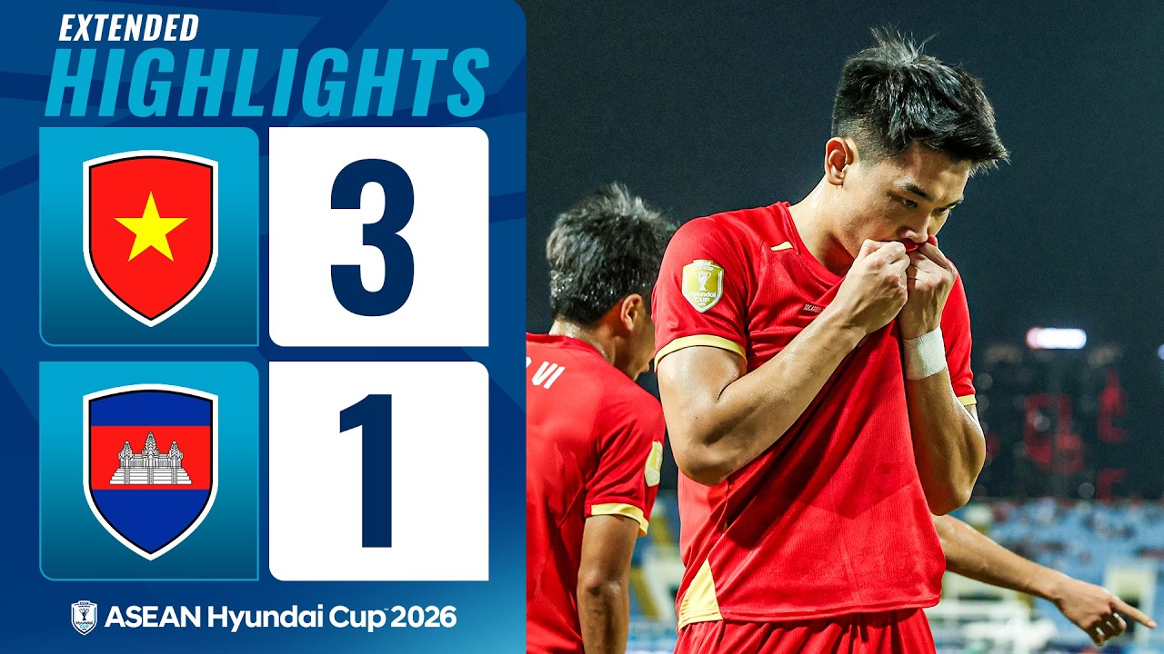 Вьетнам 3:1 Камбоджа | ASEAN Hyundai Cup 2026 | Расширенный обзор матча