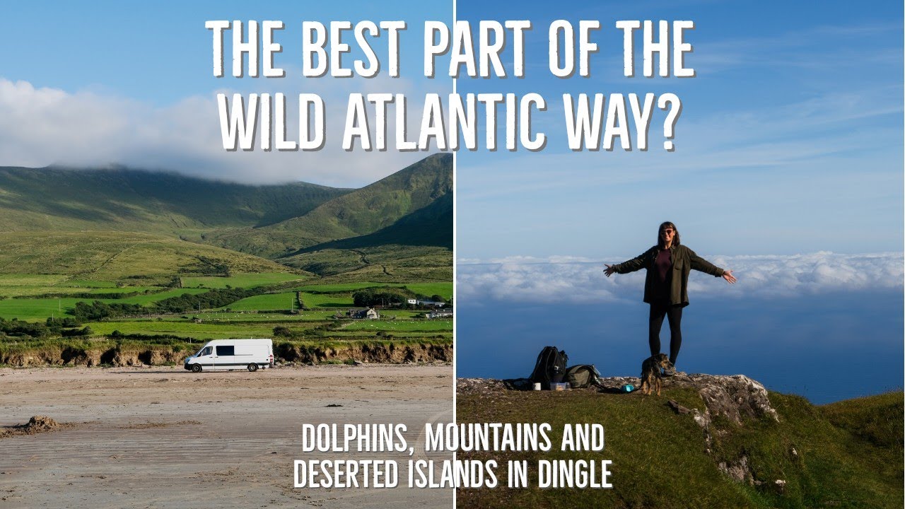 DINGLE от Campervan | Пляжная парковка, дельфины и горы | VanLife Ireland | Wild Atlantic Way