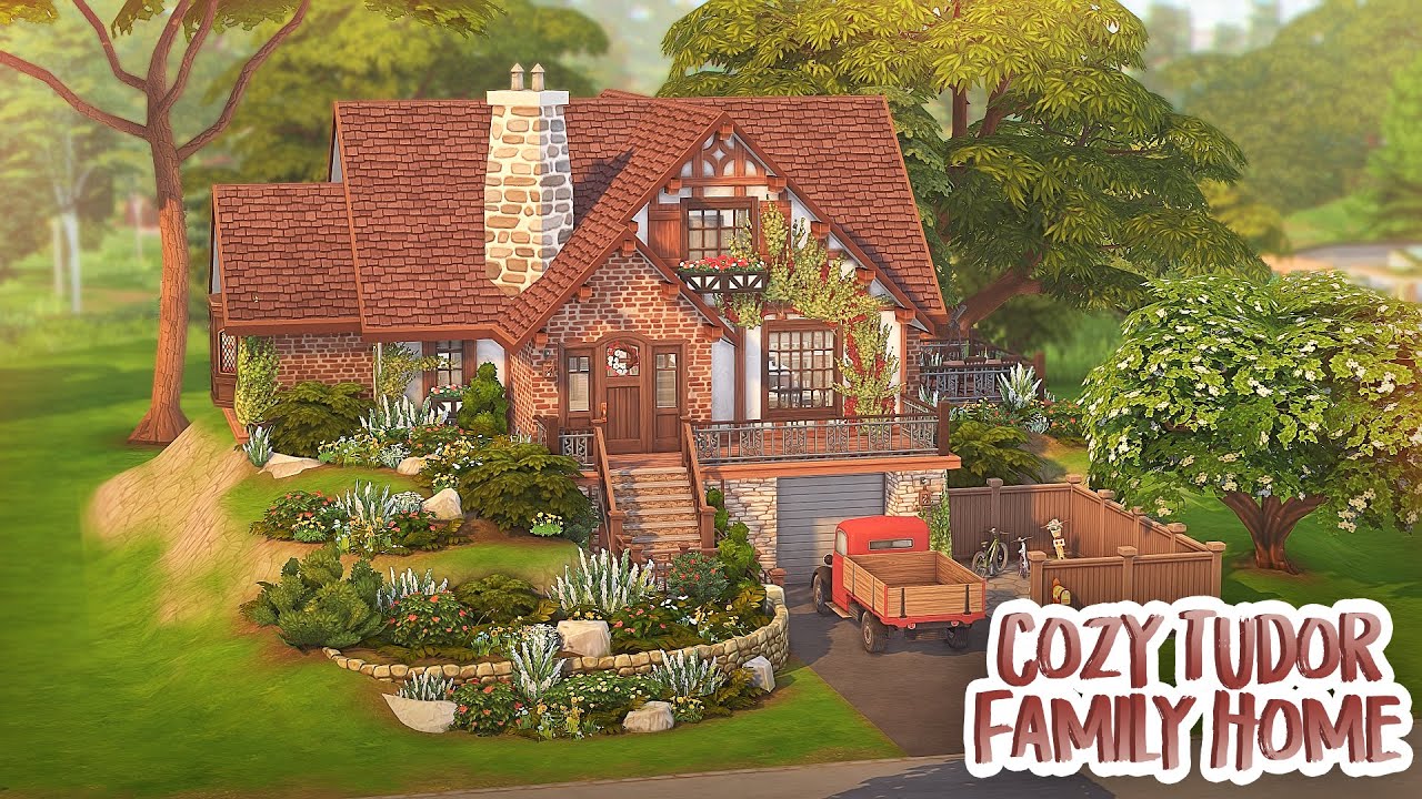 Cozy Tudor Family Home 🌲 | The Sims 4 Speed Build