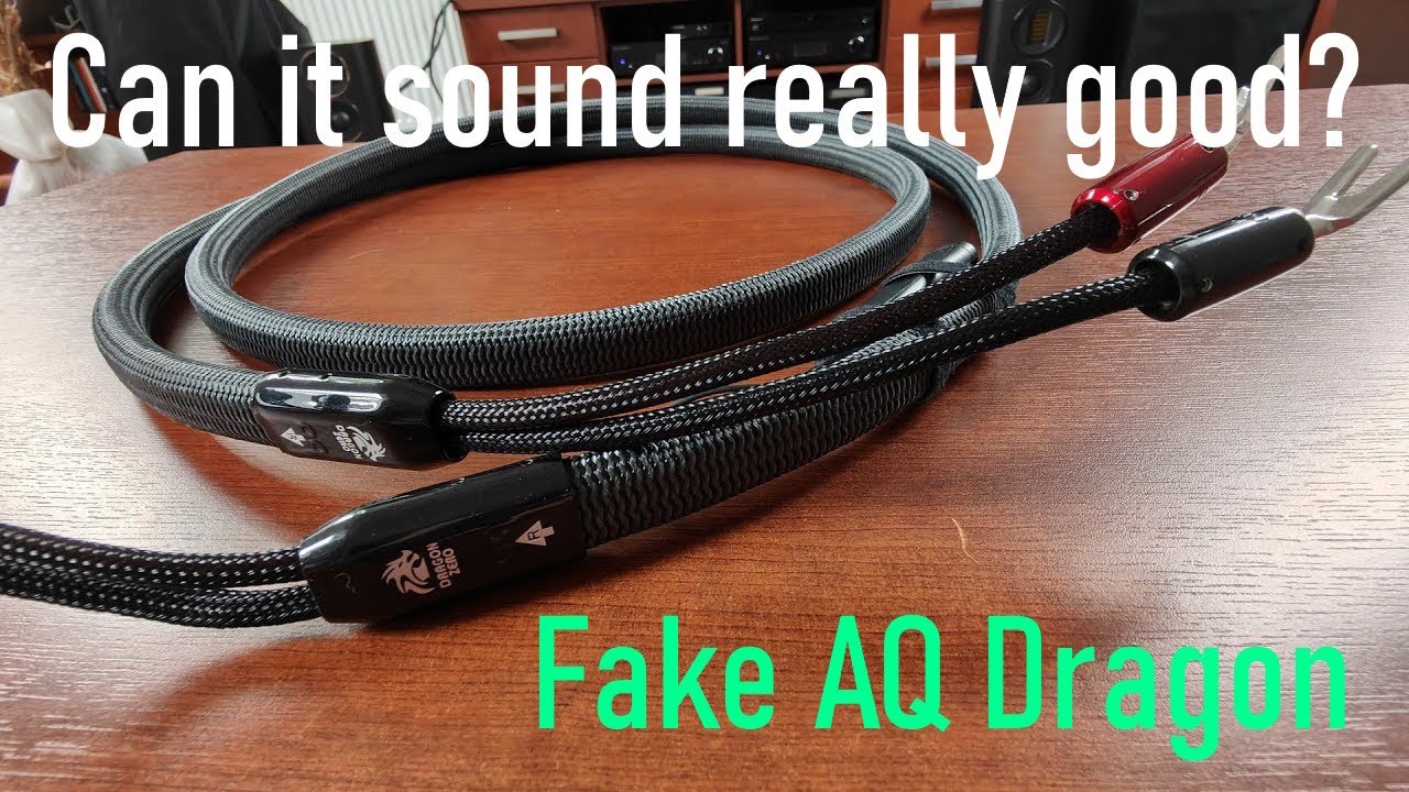 Epic Dragon Mix-Up: When Chinese Meets Audioquest Top Of The Line Speaker Cables!