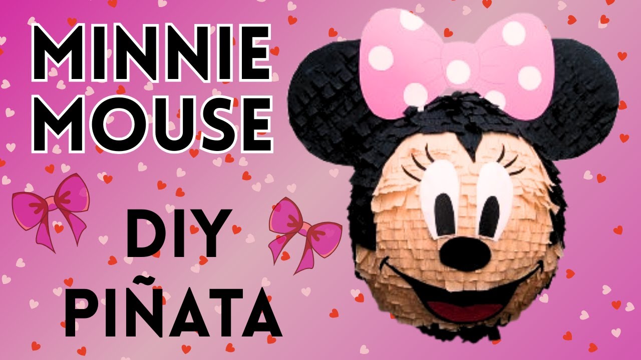 DIY Minnie Mouse Piñata – Easy & Fun Family Craft for Disney Fans! DIY Piñata