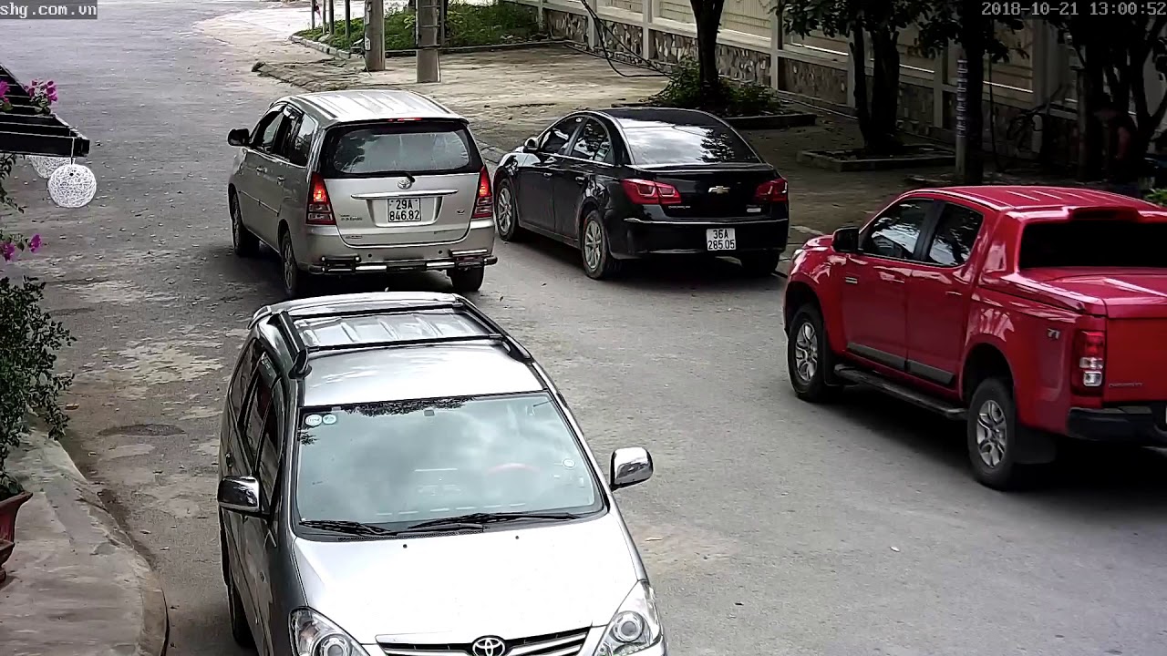 Demo camera soi biển số xe