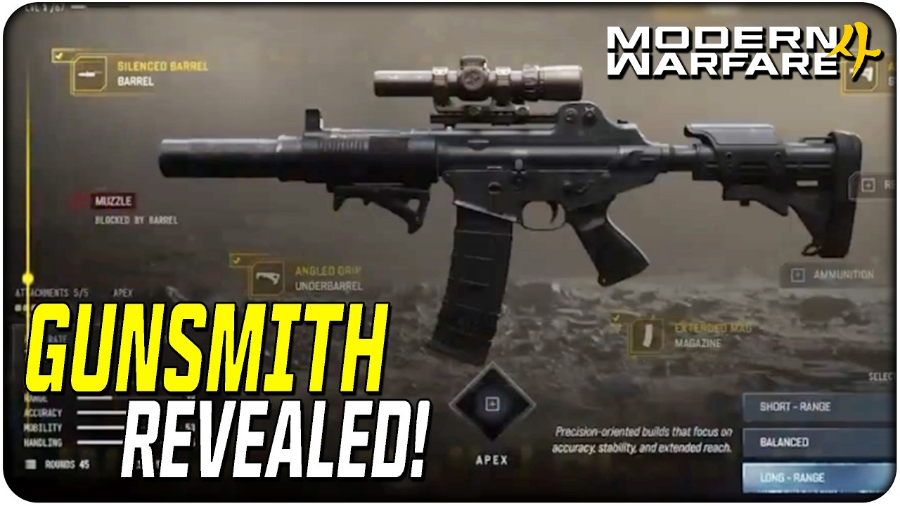 First Look at Gunsmith in Modern Warfare 4! | (+New Multiplayer Gameplay Clips!)
