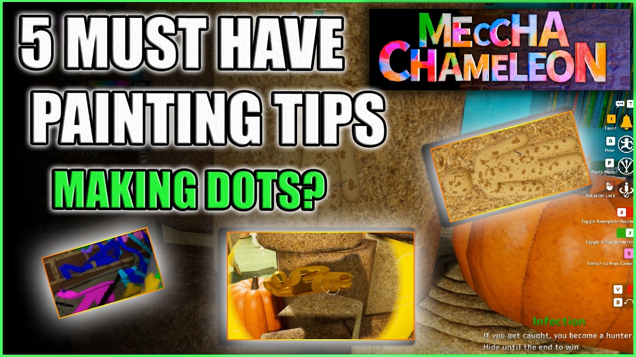 5 MUST HAVE PAINTING TIPS YOU NEED | Meccha Chameleon Guide