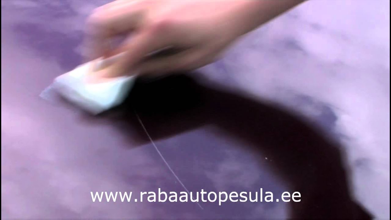 Vaata, kuidas vahatamine autot kaitseb! Raba Autopesula.