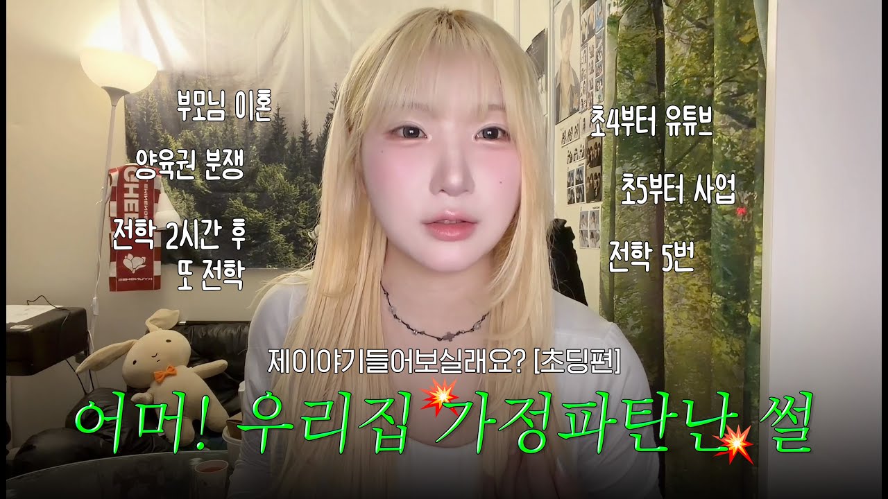 엄마의 분양 사기 후 부모님 이혼, 양육권 분쟁, 초등학교 전학 5번 | 인생썰1
