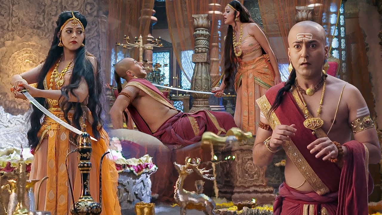 तेनाली की गर्दन पर रखी महारानी तिरिम्बलुम्बा ने अपनी तलवार || Tenali Rama || Full Ep-25