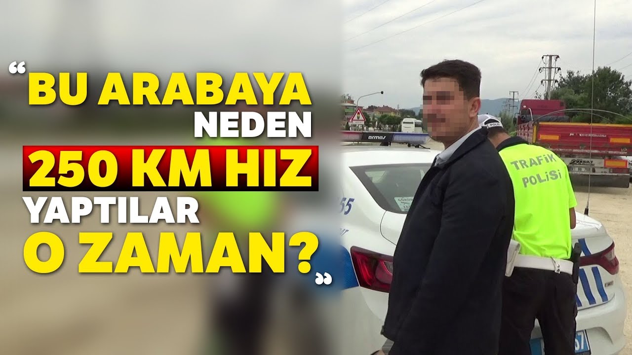 Radara Giren Sürücünün Sözleri Polisleri Şaşırttı