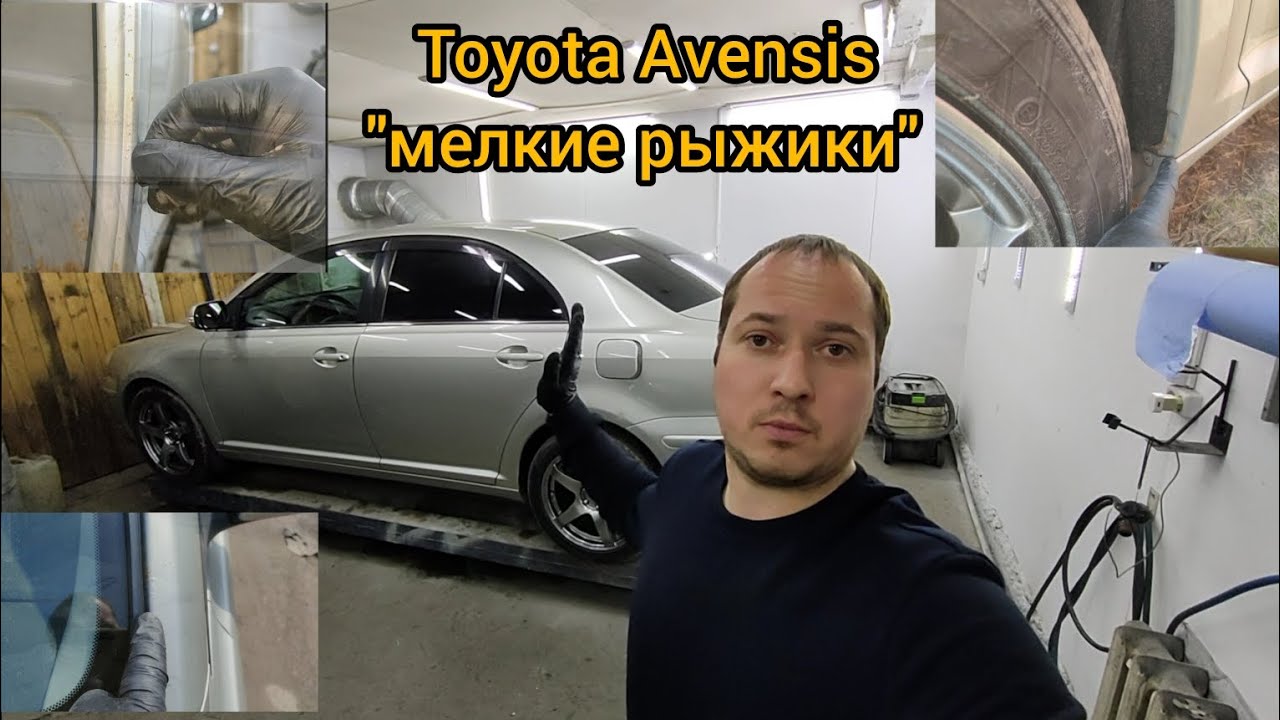 Toyota Avensis: Рыжики на арках и крыше, сколы ....