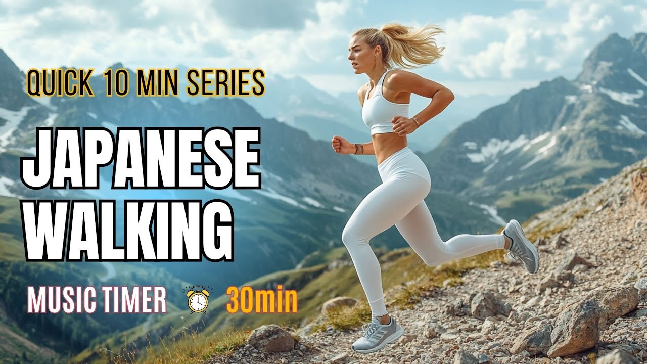 Japanese 3×3 Interval Walking Timer | 30-Min Low Impact Fat Burn Cardio