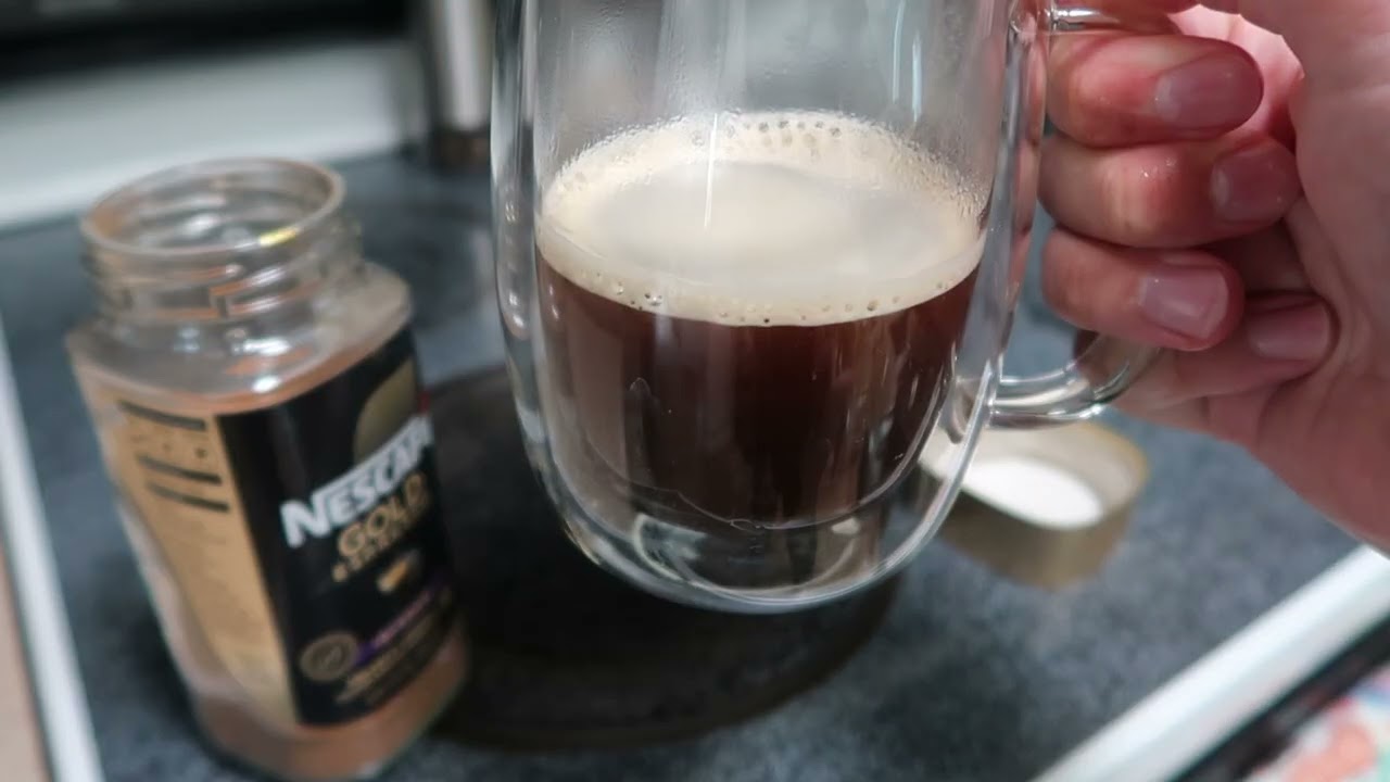 Make an Americano at Home in under 10 Seconds with Nescafe Gold Instant Espresso!