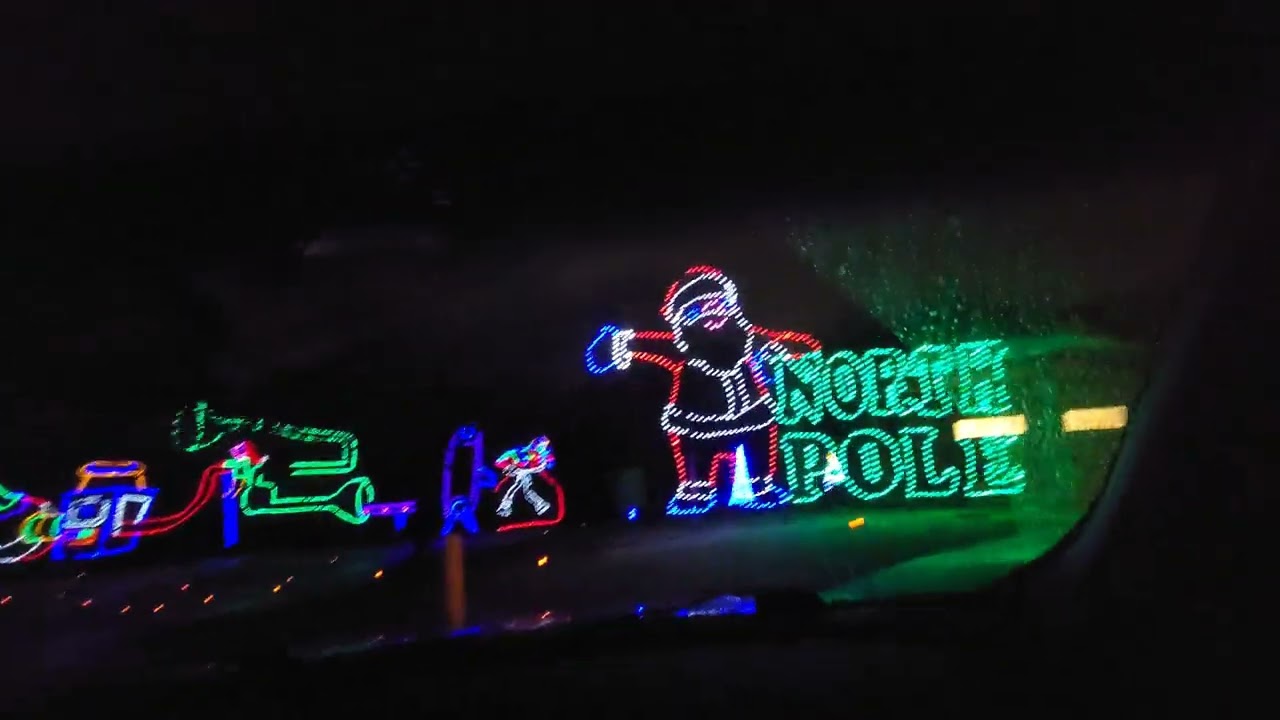 Shadrack Christmas wonderland drive through in Marietta Georgia 2023.