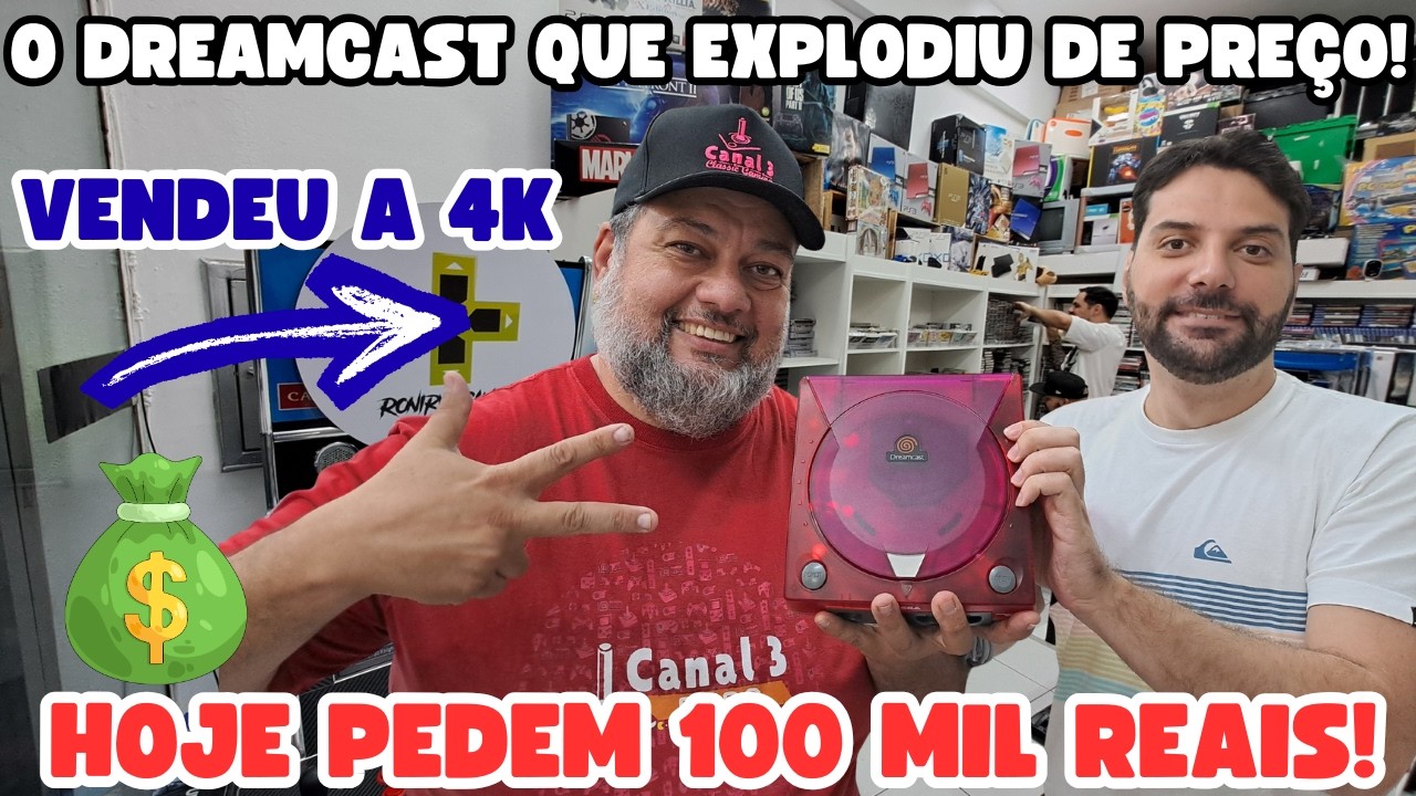 Ele Vendeu um Dreamcast por R$ 4.000… Hoje Pedem R$ 100.000! (Ricardo Wilmers Conta Tudo)