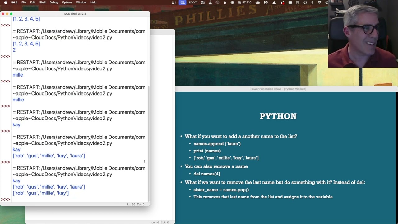 Python Video 2 Lists