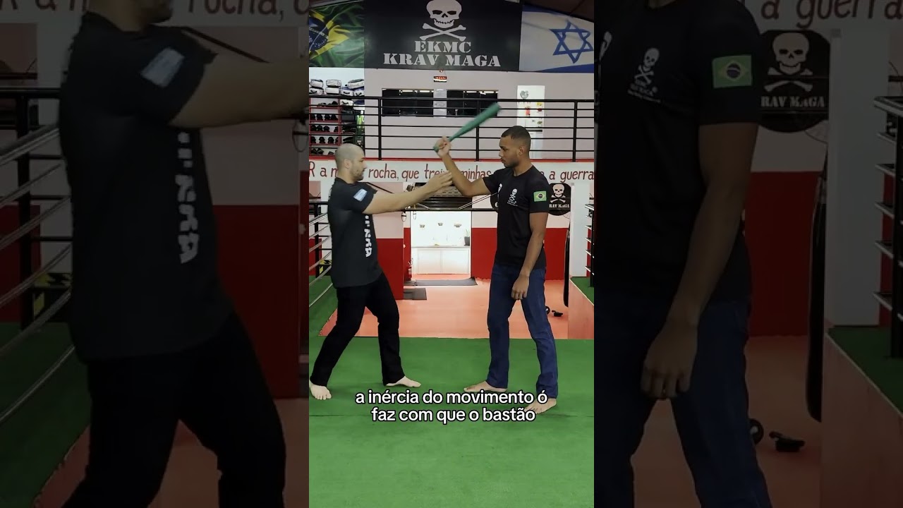 Nunca fa&ccedil;a isso para se defender de uma paulada | Krav Maga Caveira