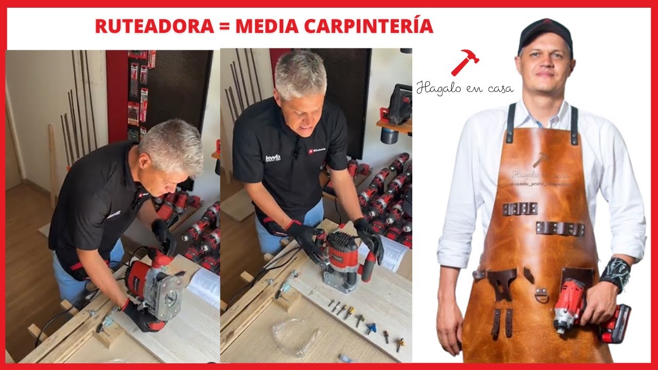 Ruteadora = media carpintería No te pierdas esta espectacular clase