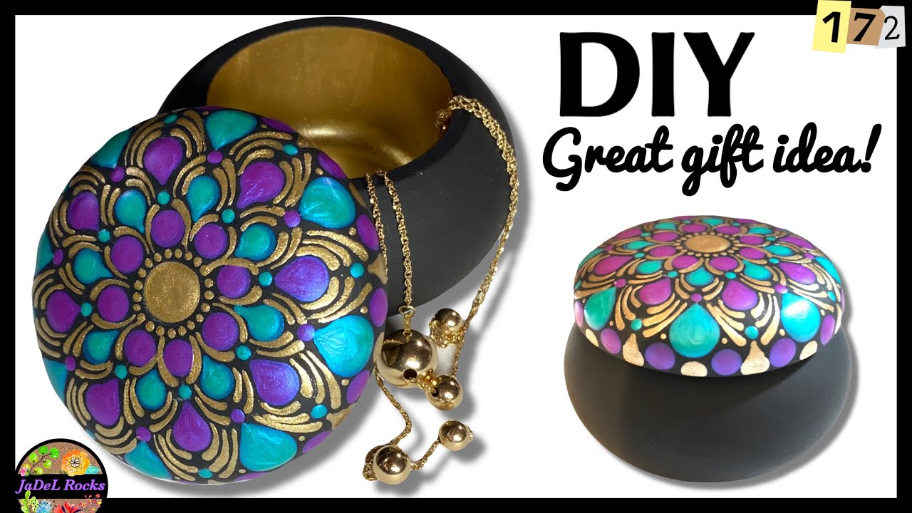 Подарки своими руками: потрясающие баночки для безделушек в форме мандалы!