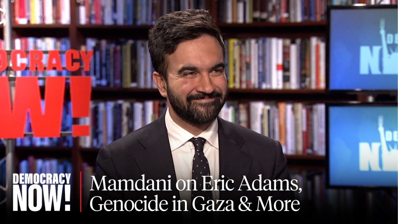 Zohran Mamdani on Trump's Meddling in Election as Eric Adams Drops Out