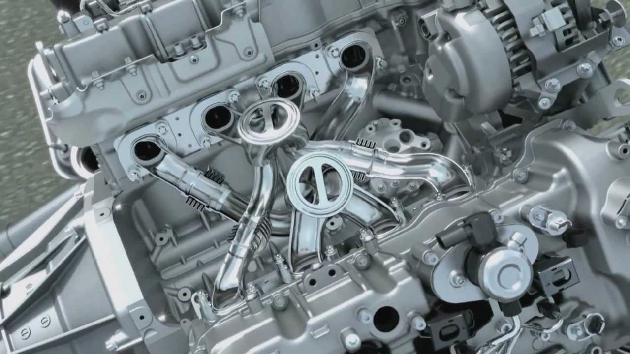 Inside BMW 4.4 liter V8 Twin Power Turbo Engine