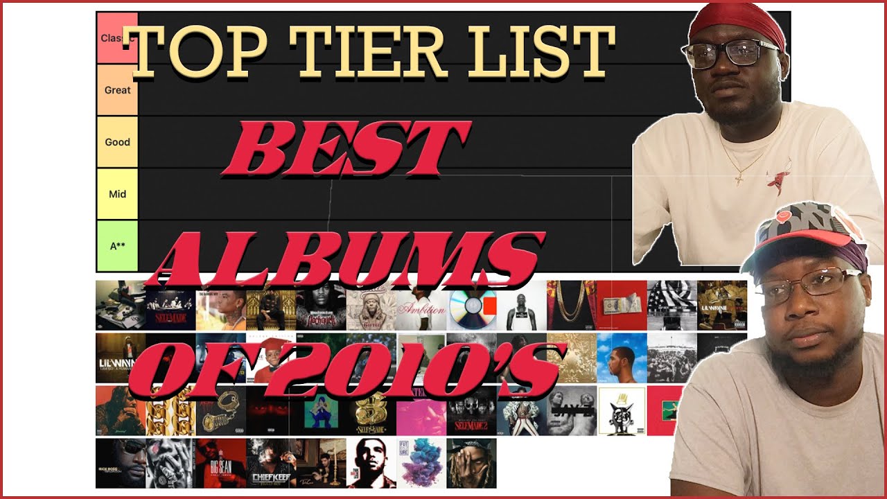 BEST ALBUMS OF 2010'S (TOP TIER LIST)