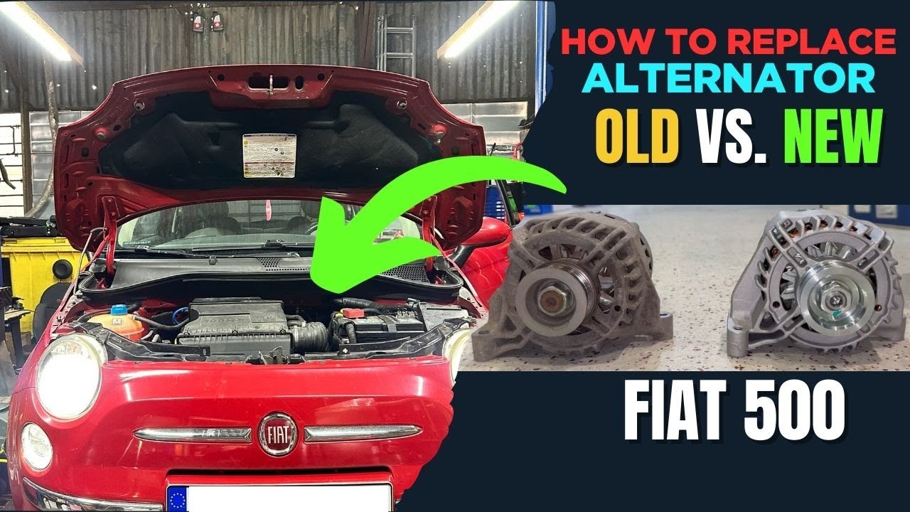 How to Replace the Alternator on a Fiat 500 1.4 16v 1.2 8v