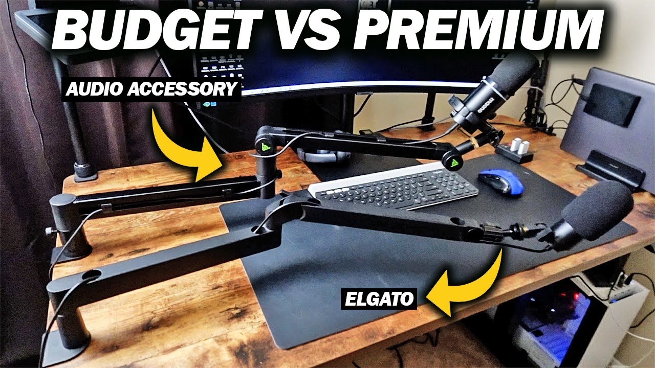Cheap Mic Arm vs Premium: AA Audio Accessory vs Elgato Comparison