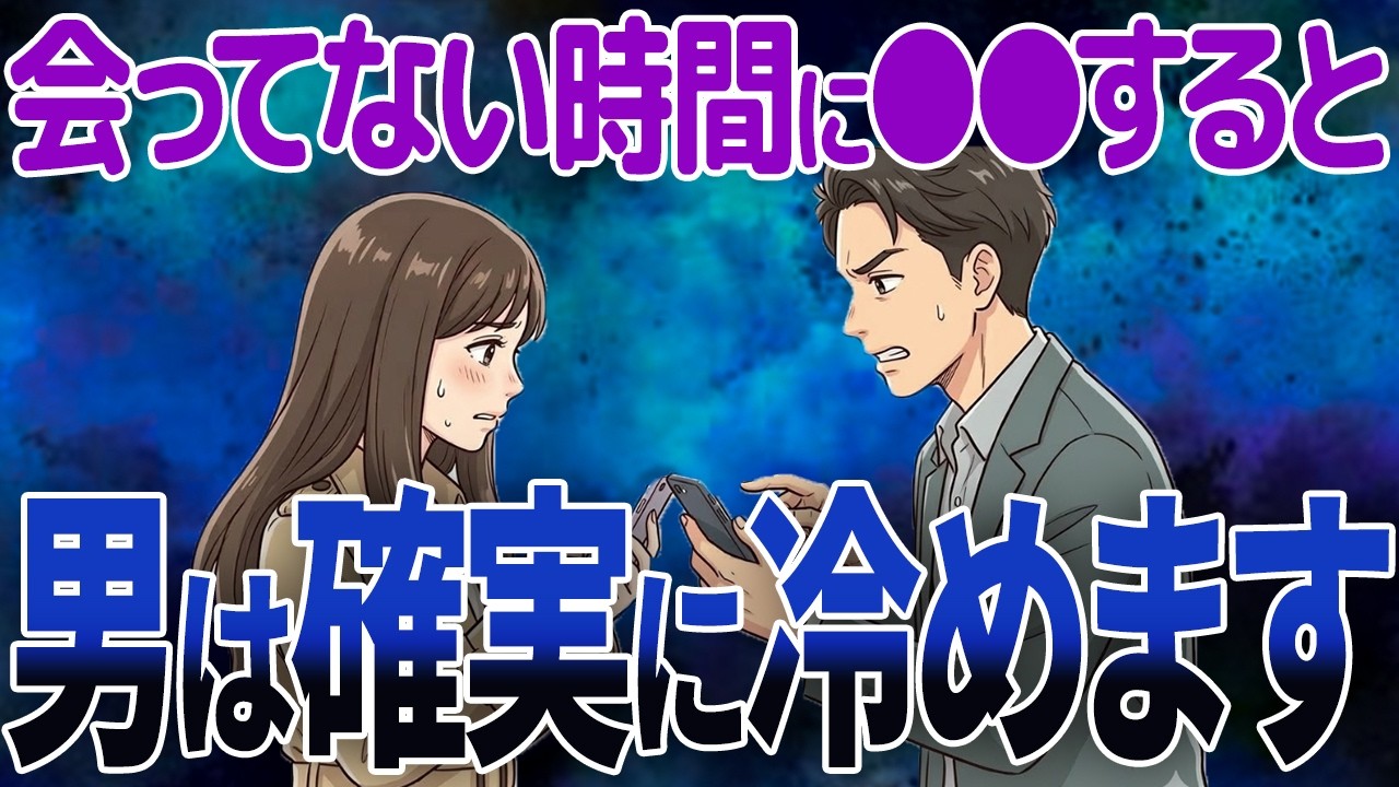 【恋愛心理学】男が逃げる女の行動。男心を掴むための「会わない時間」の過ごし方