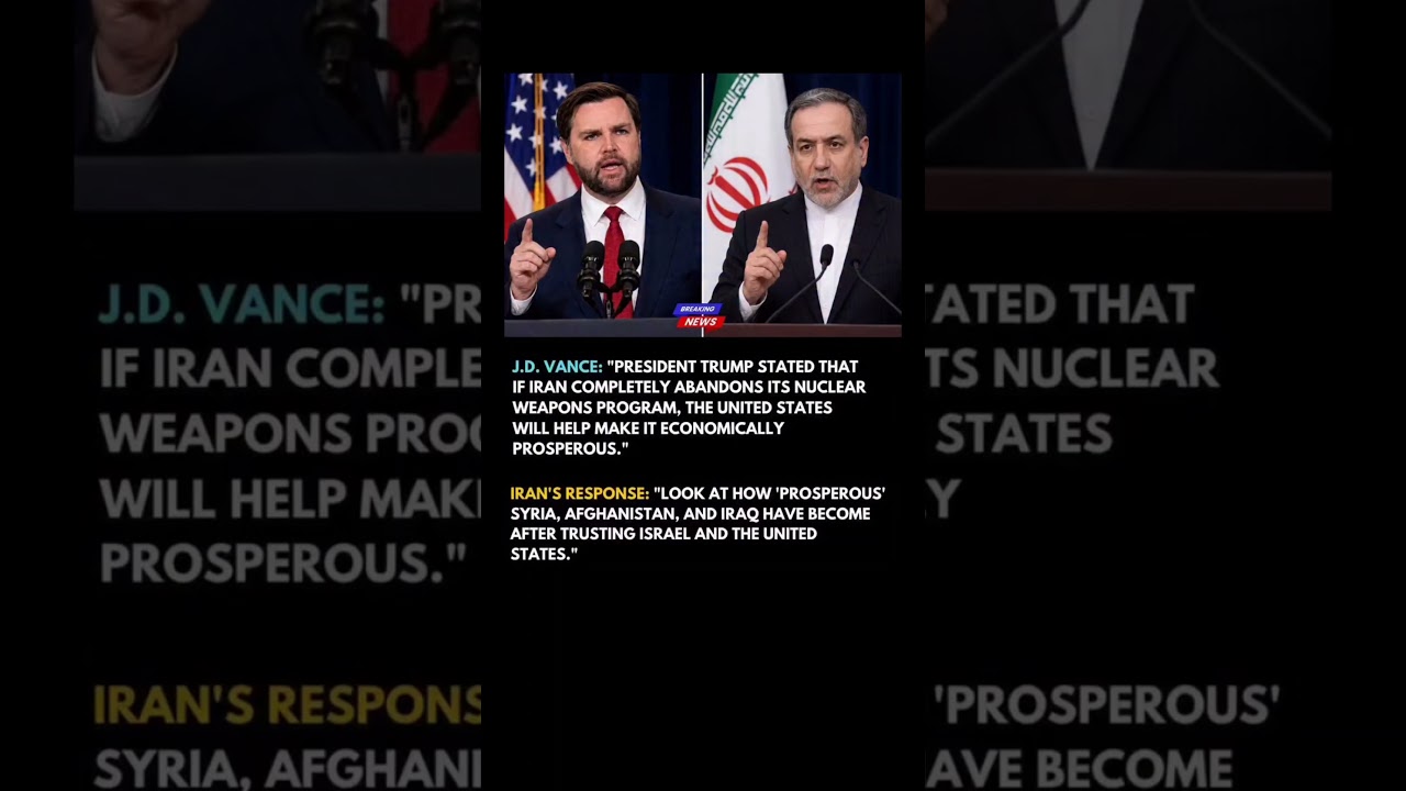 BREAKING: J.D. Vance Shares Trump's Iran Message&mdash;Tehran Responds