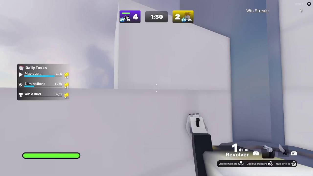 Playing roblox...