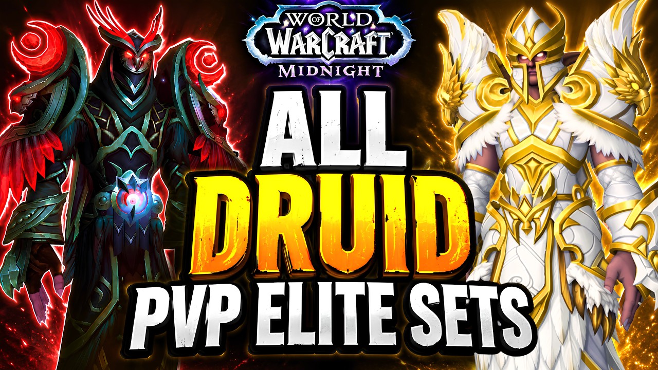Все 26 элитных PvP-сетов друида (Cataclysm &rarr; Midnight) | World of Warcraft Midnight | WoW