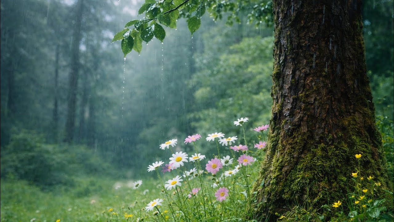 Rain Sounds with Slow Piano 🎹🌧️ | Deep Relaxation 
