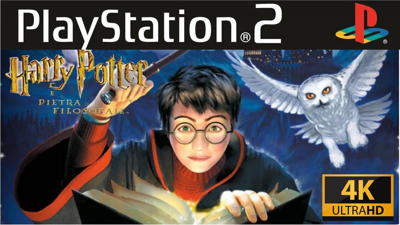 HARRY POTTER E LA PIETRA FILOSOFALE PS2 PCSX2 GIOCO COMPLETO 100% 4K