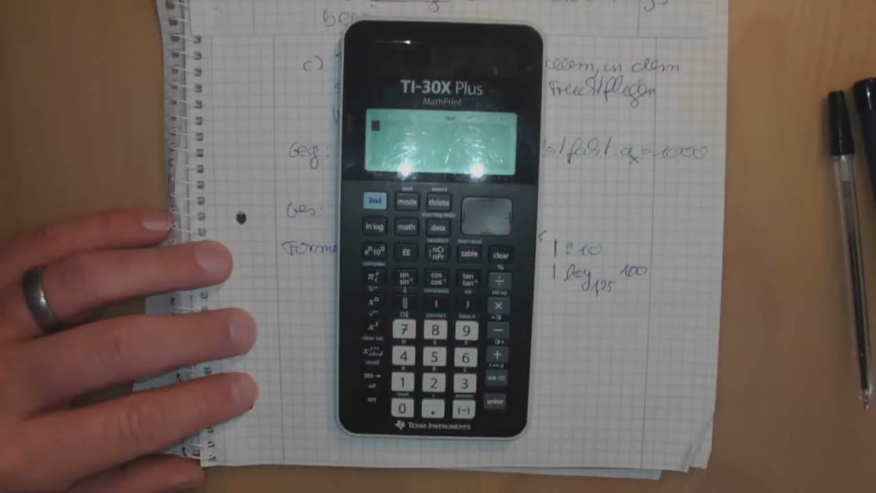 Exponentielles Wachstum Zeitintervall berechnen mit dem Log