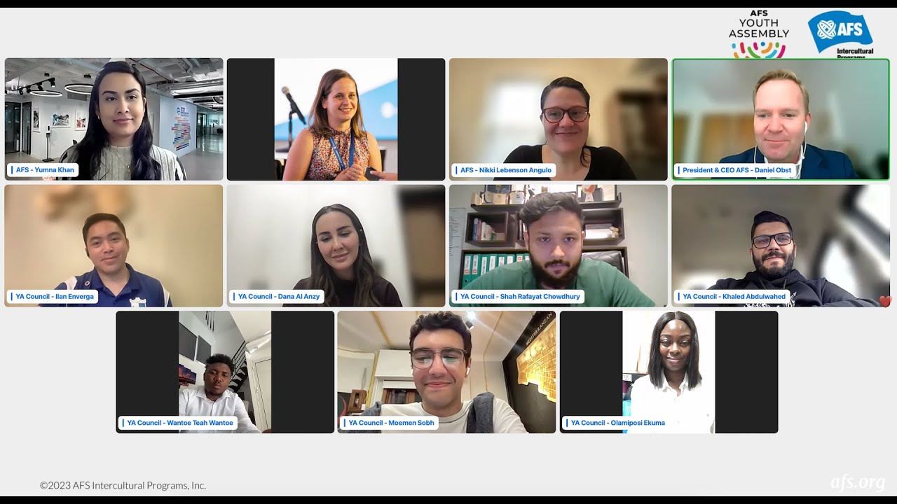 Setting the 29th AFS Youth Assembly Agenda