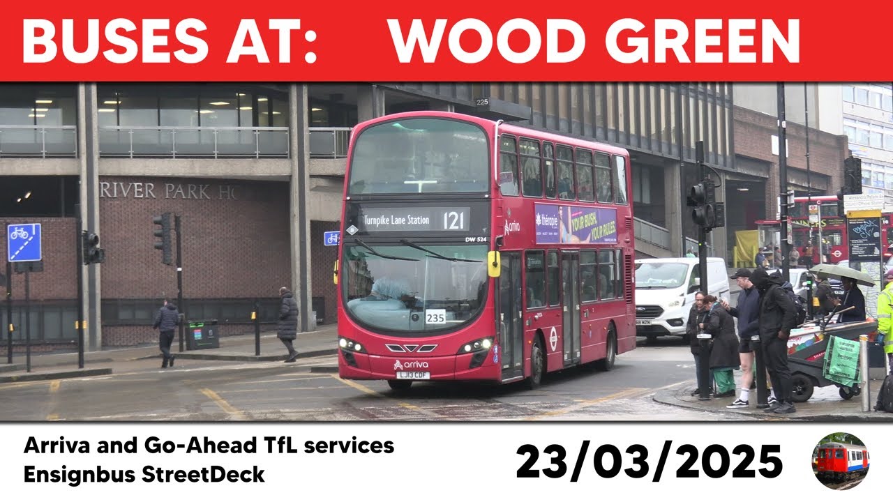 London buses at Wood Green 23/03/2025