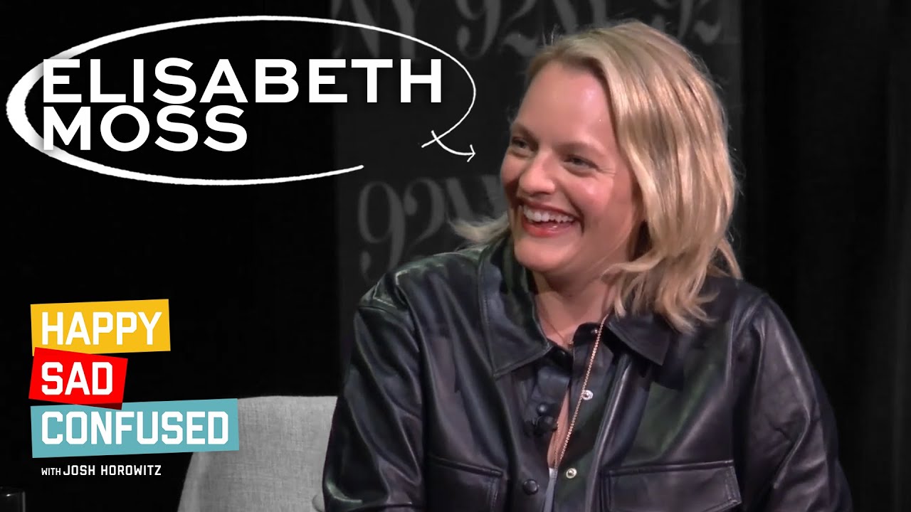 Elisabeth Moss talks THE HANDMAID'S TALE, MAD MEN, THE WEST WING, & more! Happy Sad Confused