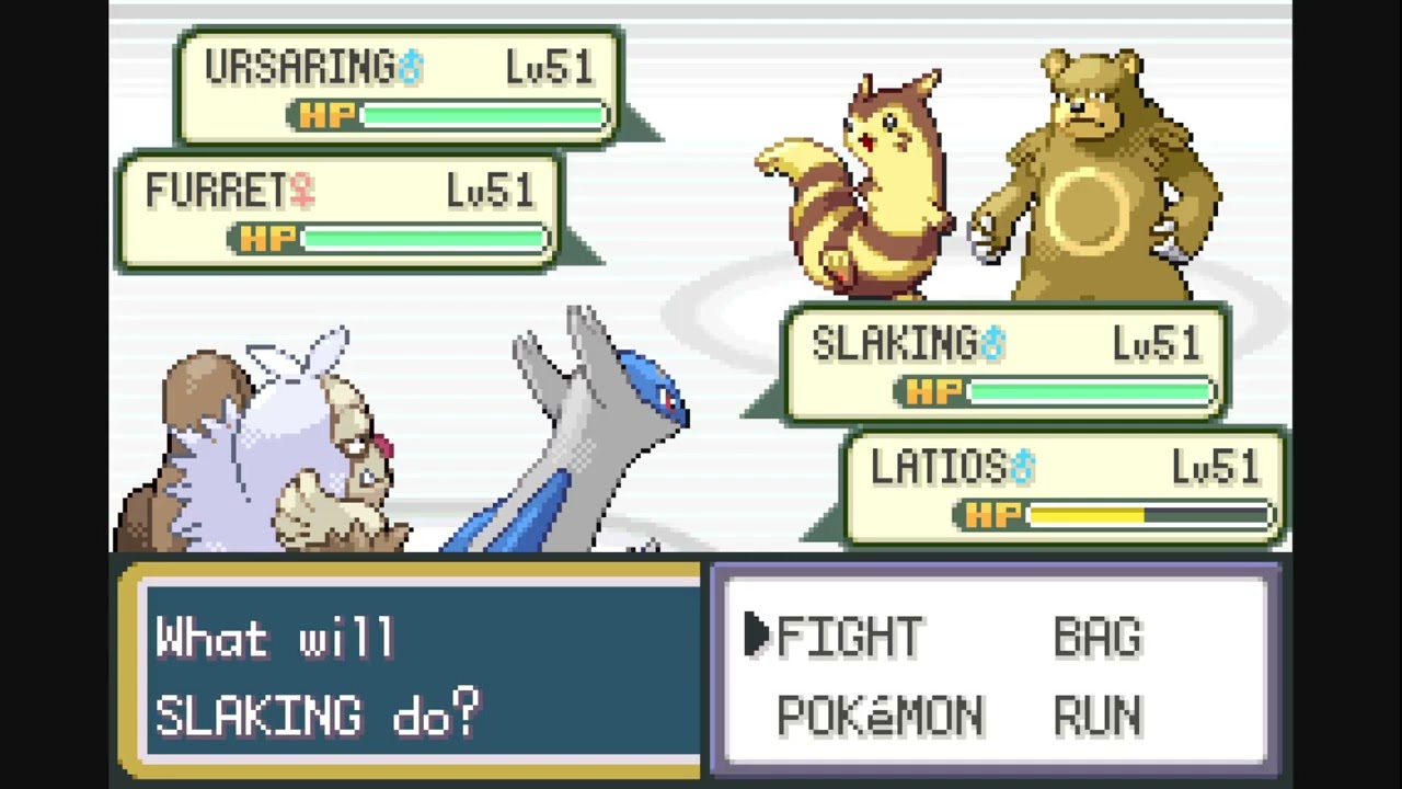 Pokémon FireRed Trainer Tower Double Battle - 7:24.10