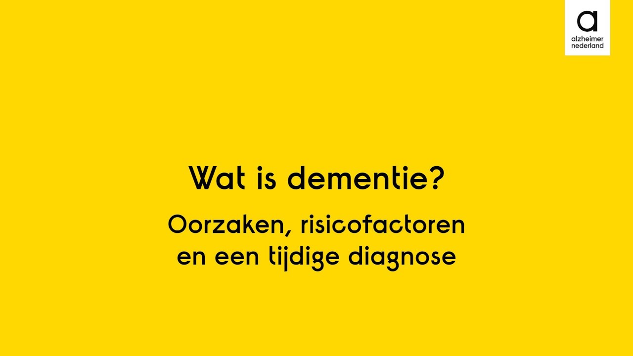 Wat is dementie? | 2. Oorzaken, risicofactoren en tijdige diagnose