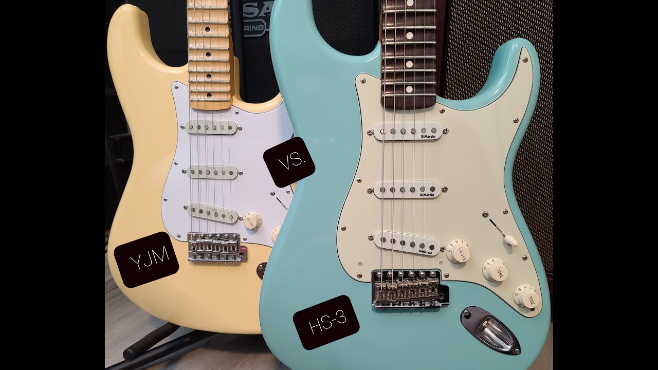 Yngwie Pickups DiMarzio HS-3 vs. Duncan YJM #yngwiemalmsteen #metalguitar