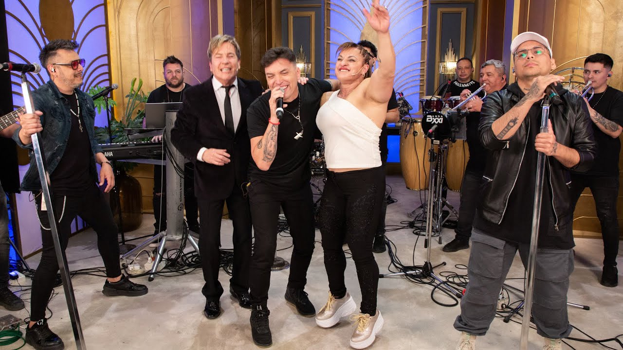 ¡CUARTETAZO! Banda XXI tocó sus grandes hits y se sumaron Guido Süller y Locomotora Oliveras