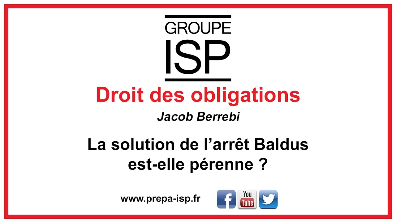 La solution de l'arrêt Baldus est-elle pérenne ?