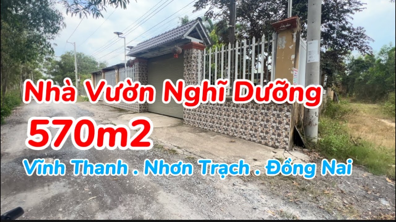 Sở Hữu Căn Nhà Vườn Mát Mẻ Gần KDL Bò Cạp Vàng Nổi Tiếng Tại Nhơn Trạch Đồng Nai