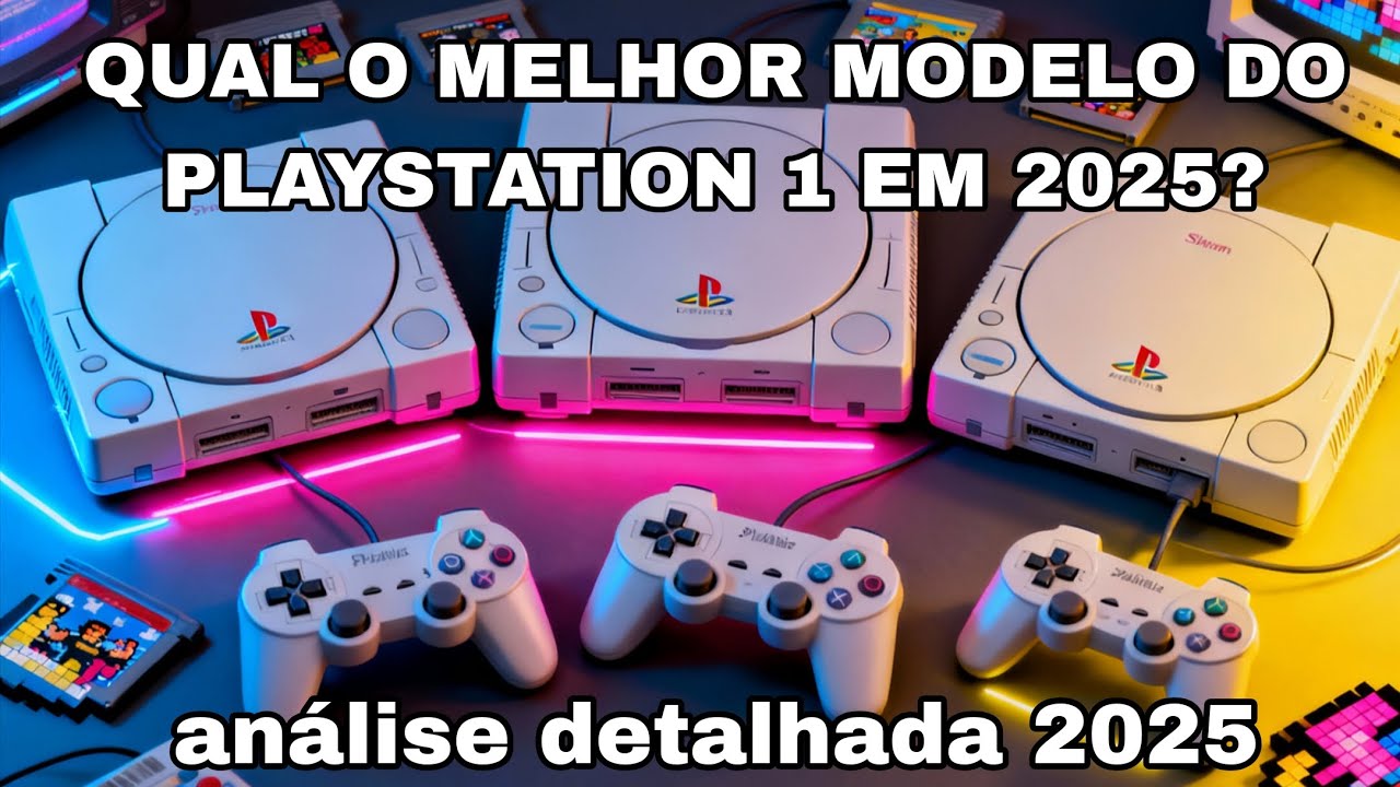 Qual o Melhor PlayStation 1 em 2025? FAT vs SLIM vs CLASSIC!