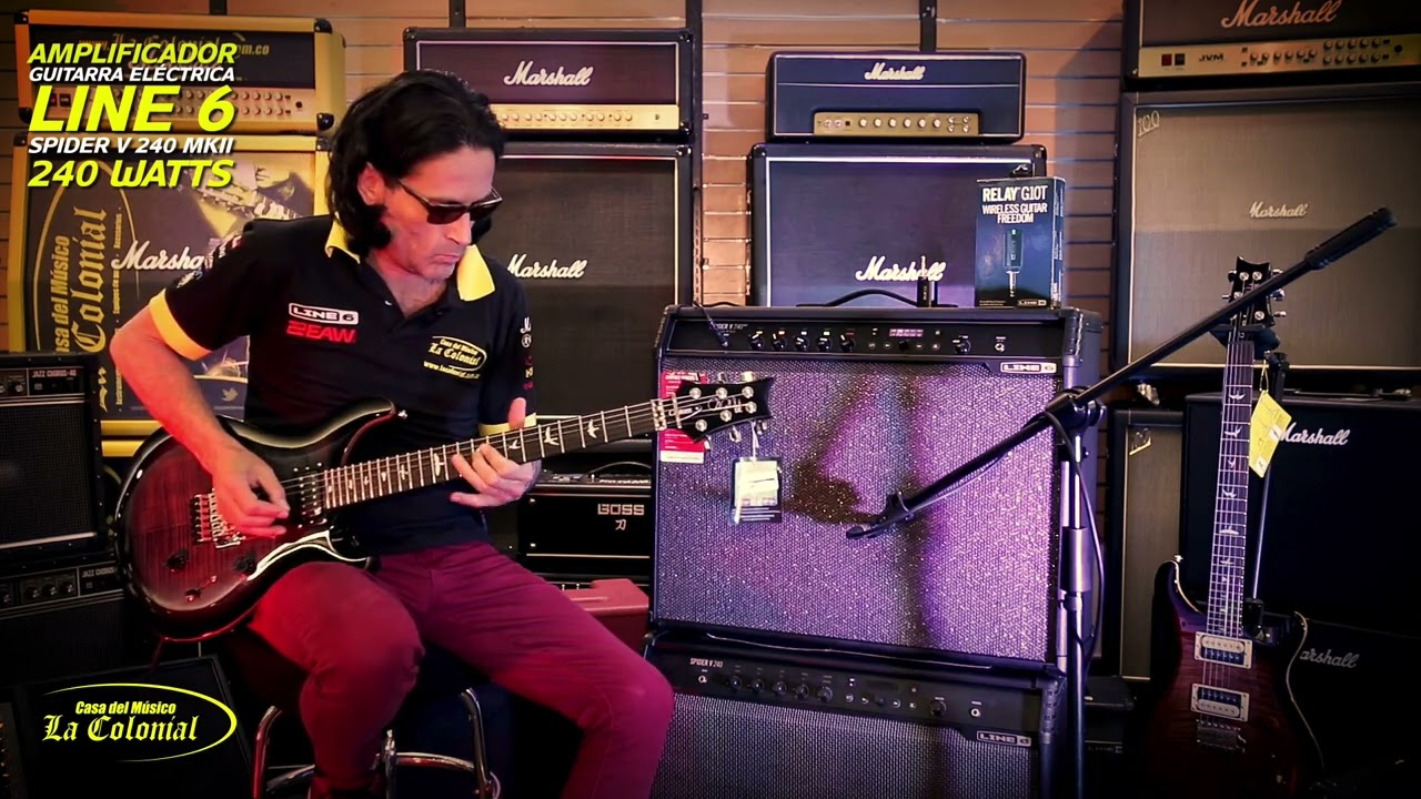 Amplificador LINE 6 SPIDER V 240 MKII - La Colonial