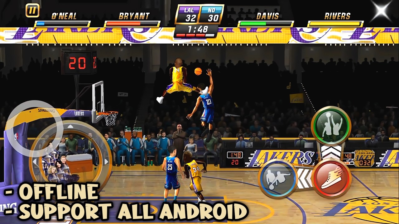 Геймплей NBA JAM для Android | Классическая игра NBA Legends на Android