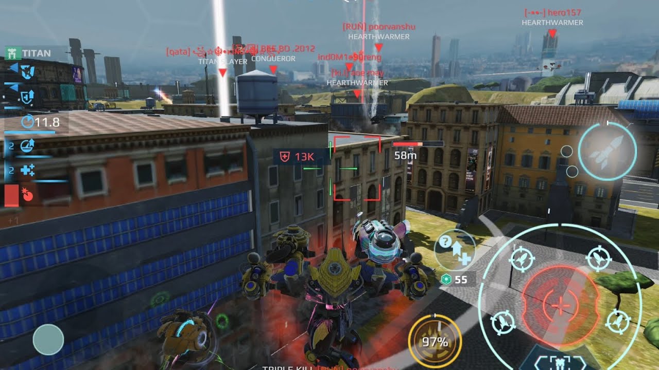 War Robot Rome Beacon Running Gameplay, Beacon Running with Teth