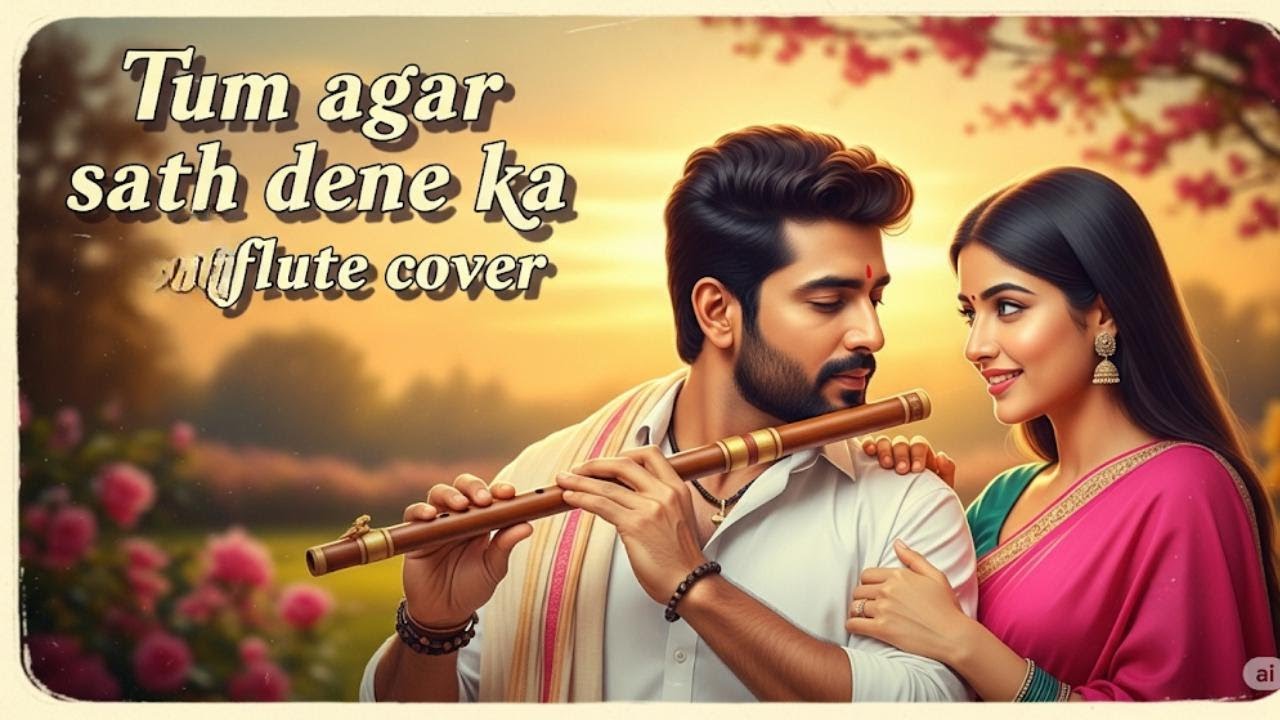 Flute Cover | Tum Agar Saath Dene Ka | Lyrical Video l Anurag Rastogi