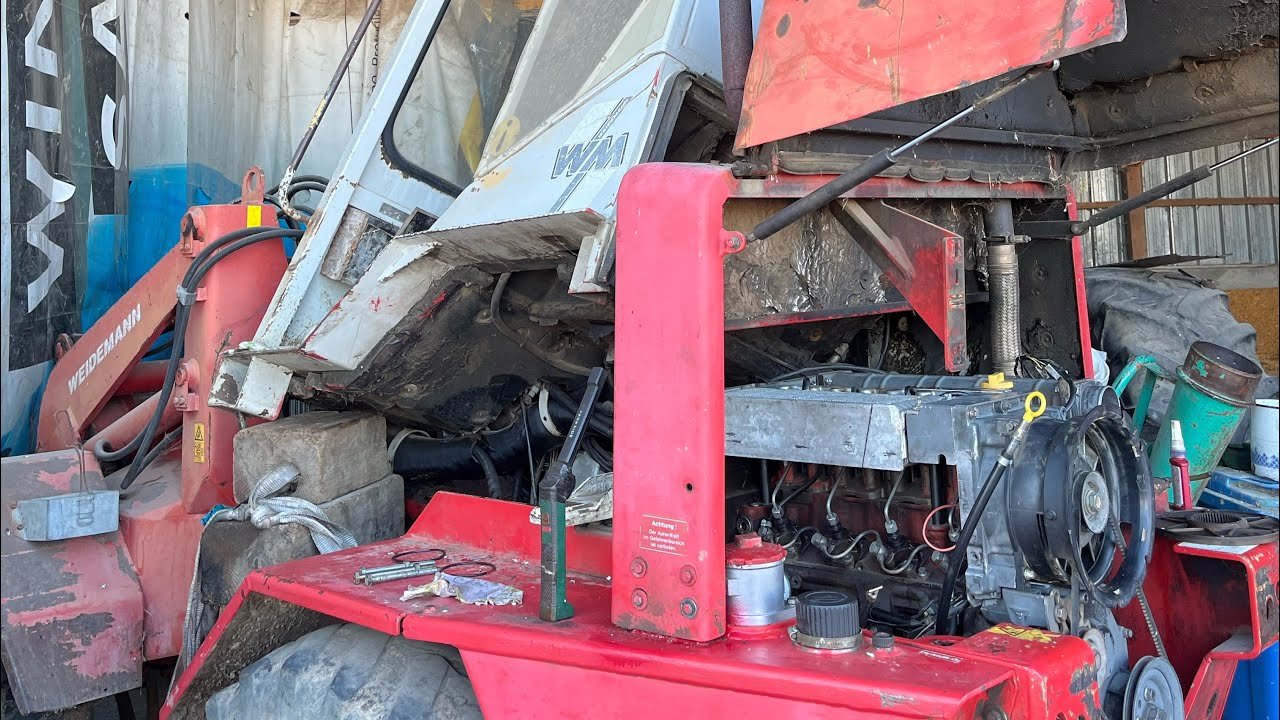 Am montat motorul pe mini vola+ce am luat pentru tractoare