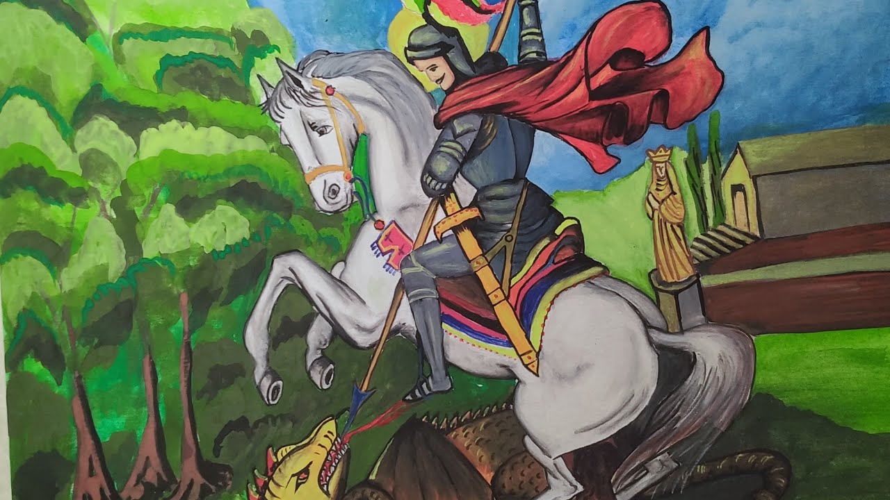 رسم الشهيد العظيم مارجرجس