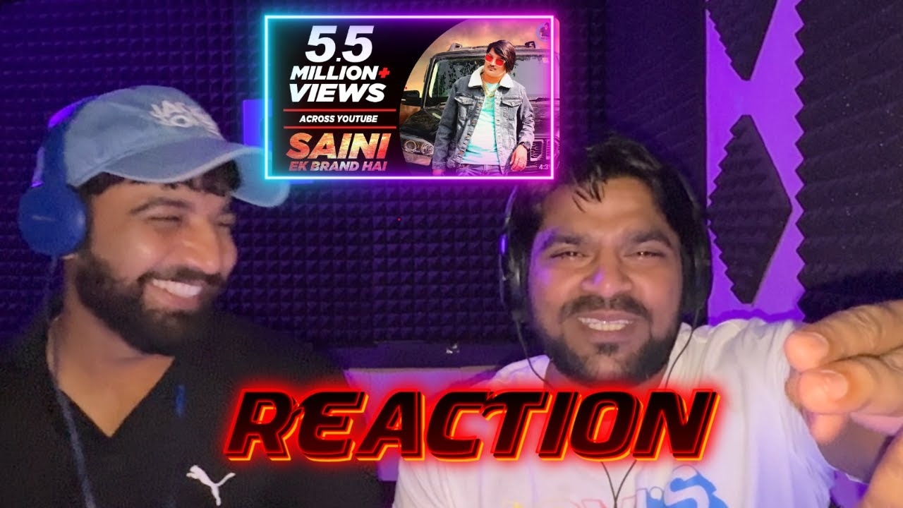 Reaction Amit Saini Rohtakiya : Saini Ek Brand Hai | New Haryanvi Songs |Tigdi Reacts